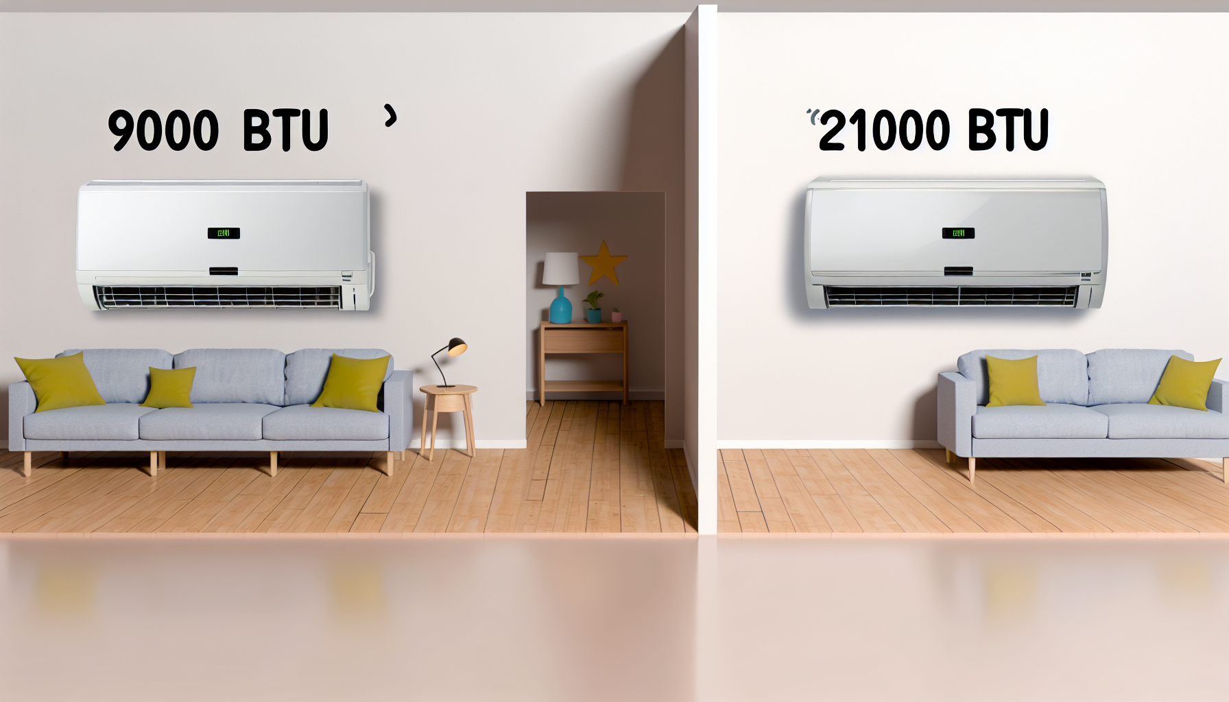 Climatiseur 9000 BTU vs 12000 BTU : quelle puissance choisir pour votre maison ?