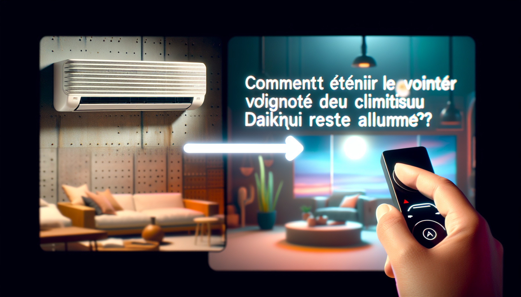 Comment éteindre le voyant clignote de votre climatiseur Daikin qui reste allumé ?