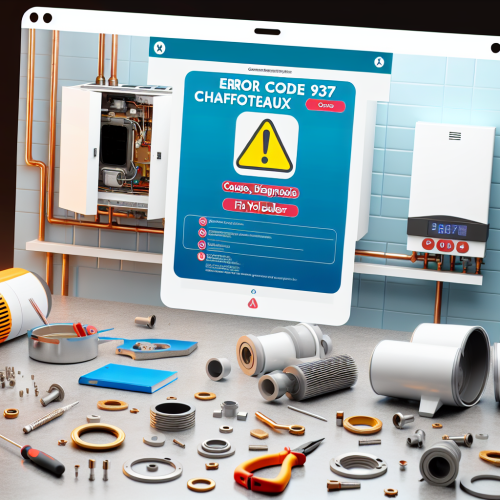 Code erreur 937 Chaffoteaux : causes, diagnostic et solutions pour réparer votre chaudière