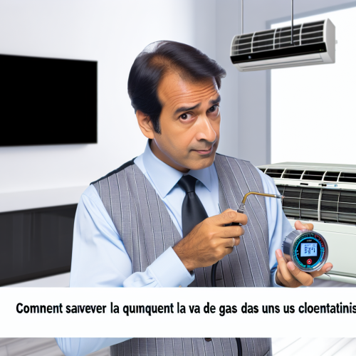 Comment savoir la quantité de gaz dans une climatisation ?