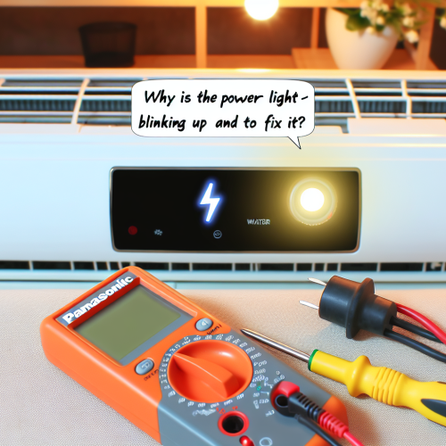 Pourquoi le voyant Power de mon climatiseur Panasonic clignote-t-il et comment le réparer ?