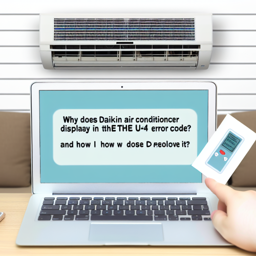 Pourquoi mon climatiseur Daikin affiche-t-il le code d&rsquo;erreur U4 et comment le résoudre ?