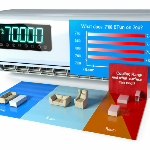 Que signifie 7000 BTU sur un climatiseur et quelle surface peut-il refroidir ?