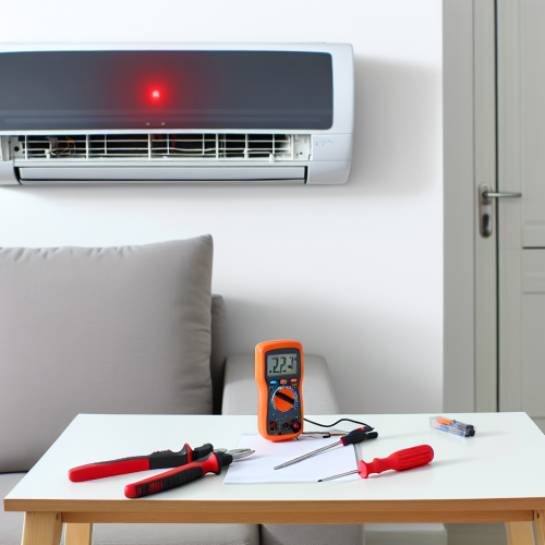 Que signifie le voyant rouge fixe sur ma climatisation Daikin et comment le résoudre ?