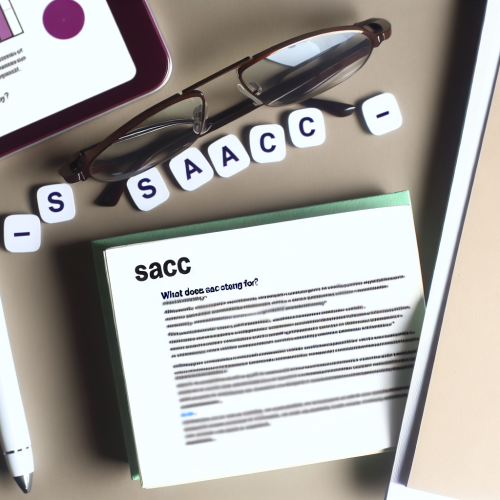 Que signifie SACC ? Définition et usages de cet acronyme