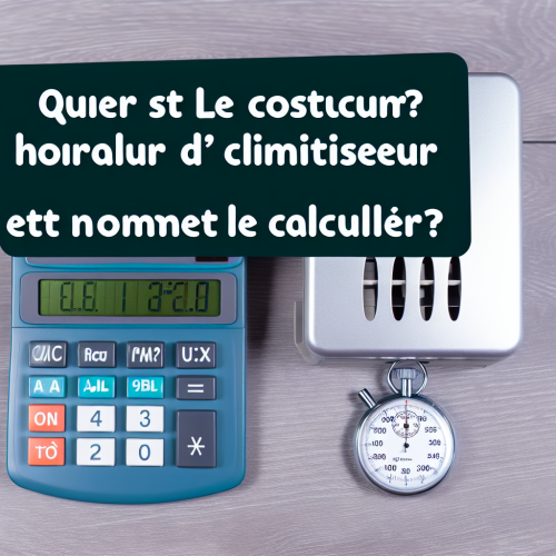 Quel est le coût horaire d&rsquo;un climatiseur et comment le calculer ?