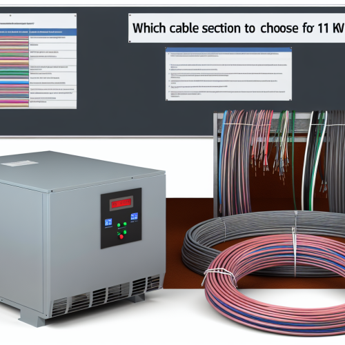 Quelle section de câble choisir pour une pompe à chaleur de 11 kW ?